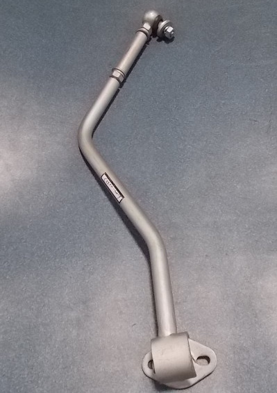 Passenger door balance rod, built-in, left rudder, bent rod