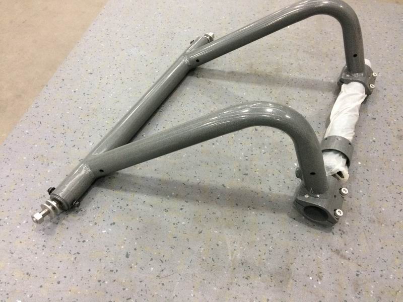 Passenger door rotary arm assembly (6127H, electrophoretic welding structure)-1
