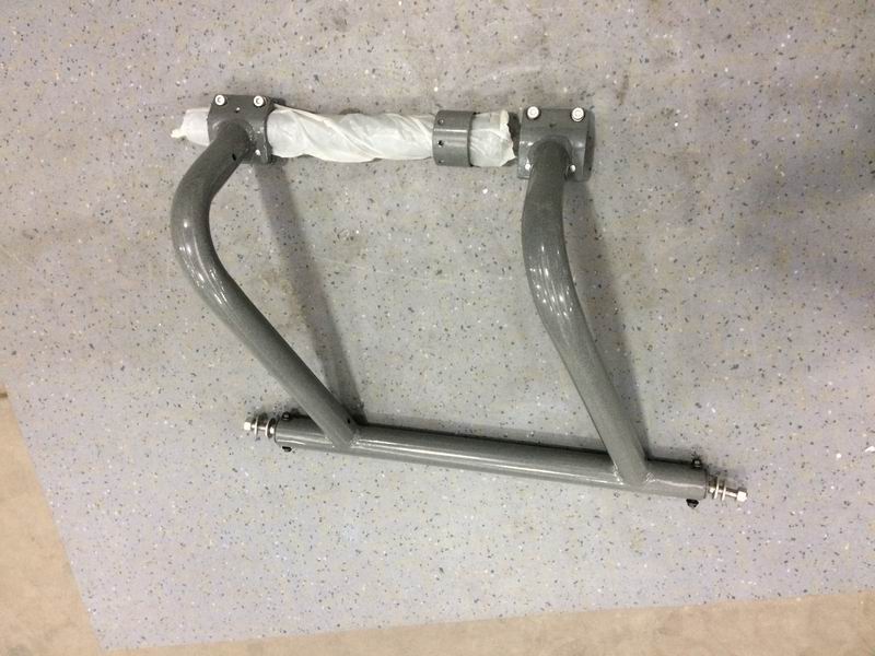 Passenger door rotary arm assembly (6127H, electrophoretic welding structure)-2