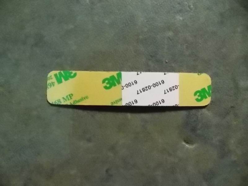 Deflation switch warning sign (PC chip + 3M468)-1