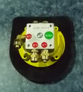 Внешний поворотный переключатель на двери переднего пассажира (желтый) (разъем вниз)