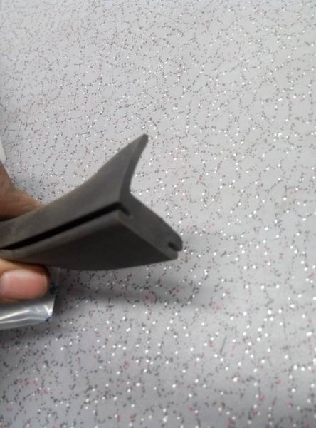 Folding door sealant strip, both sides, 2000