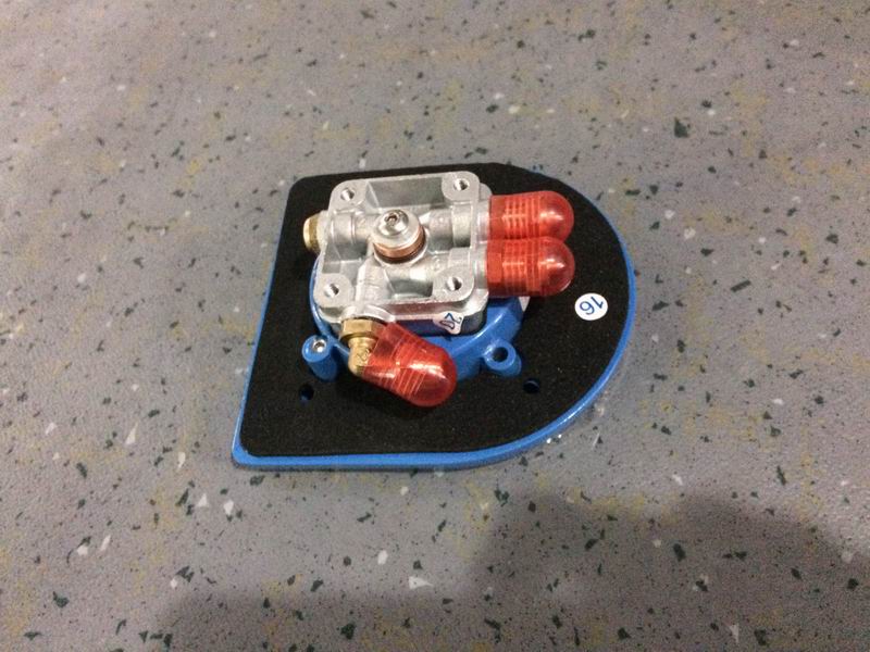 Дверной регулирующий клапан, поворотный переключатель (снаружи/разъем вниз)-2