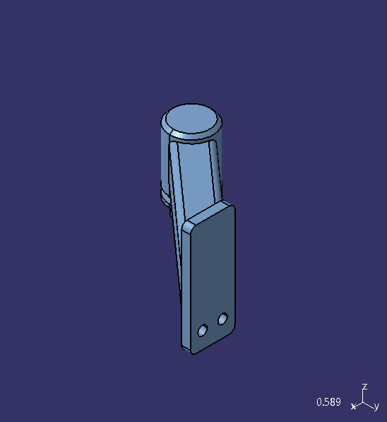 Support A=109mm, B=90mm, α=90°(welding)