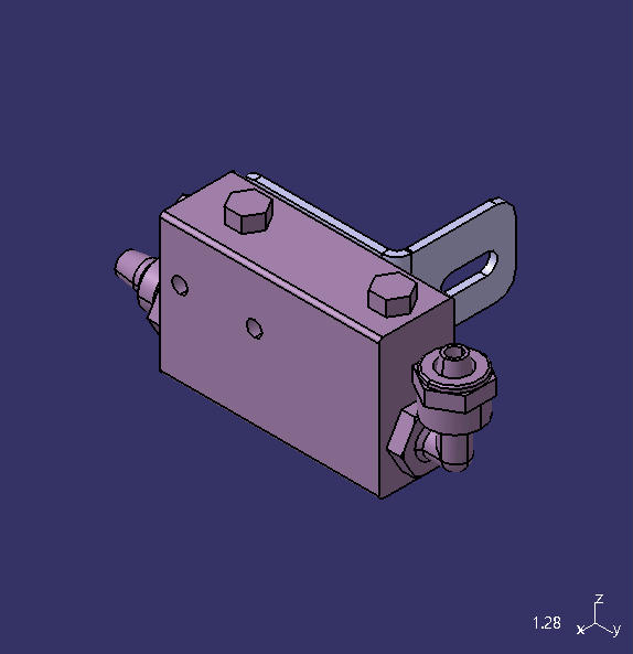 Регулирующий клапан двери, буферный клапан правого руля