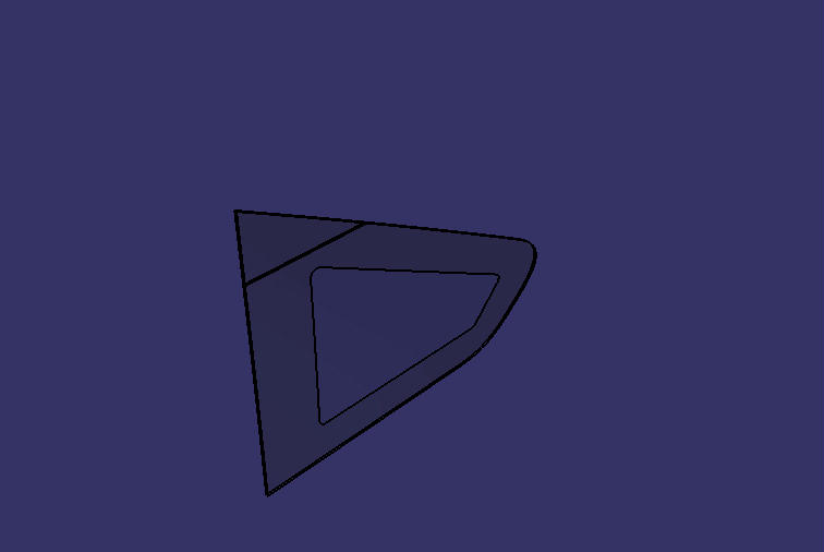 Passenger door enclosed glass, front door under single layer, 6907, white glass