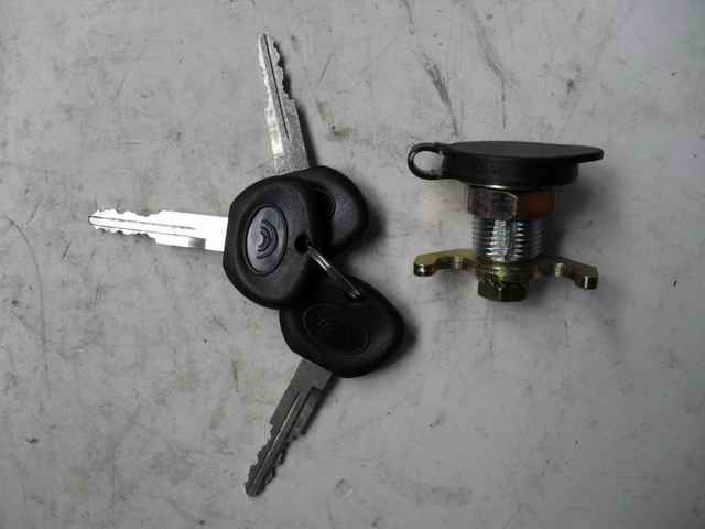 D Passenger door lock core (external swing door, one opening and one)