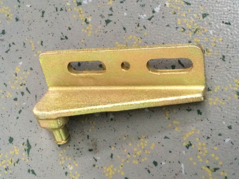 Passenger door roller bracket assembly (cast steel parts)