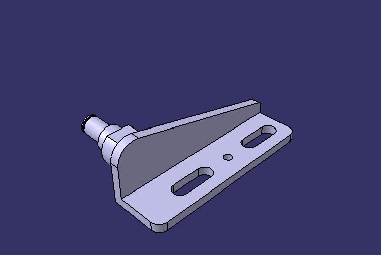 Passenger door roller bracket assembly (6732G, cast steel parts)