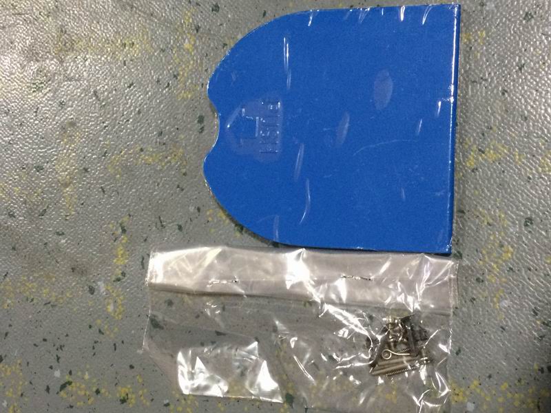 6100-03163 upper flip assembly; contains plastic cover, hinge