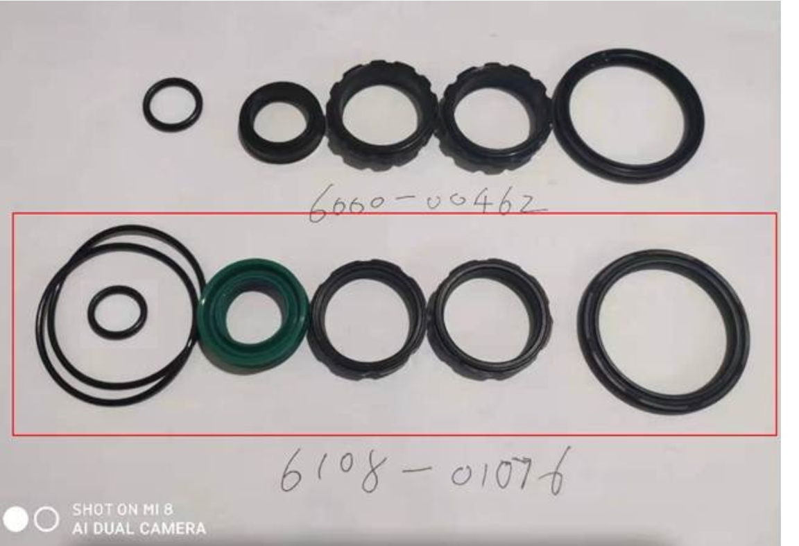 Straight pull pump repair kit; 175 anti-clip; contains 7 pieces