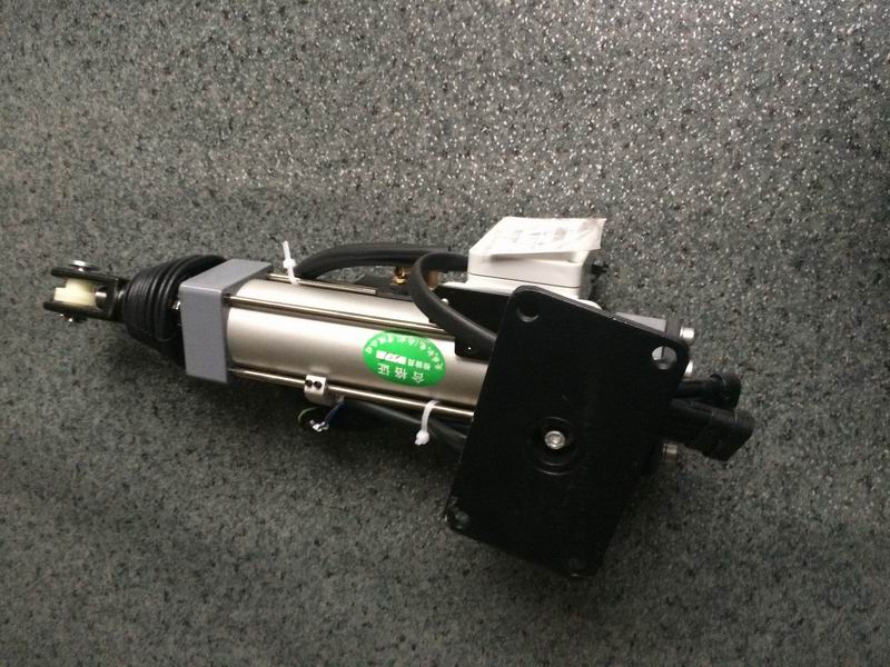 Pneumatic folding door pump, left rudder, 24V, 350+180-1