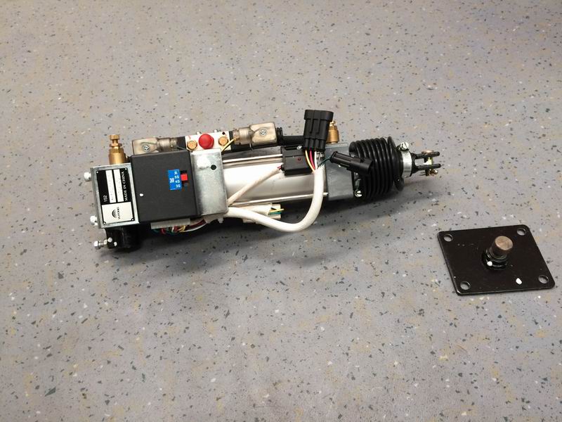 Door pump, folding, pneumatic, left and right rudder-2