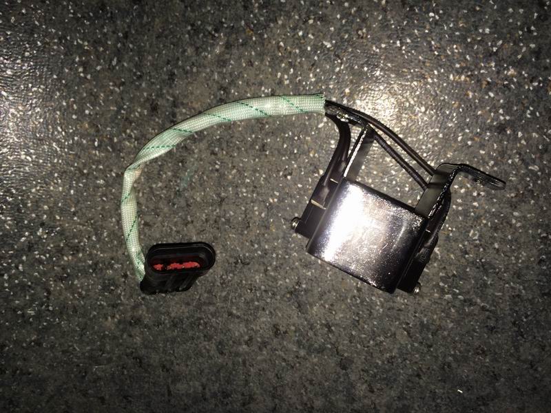 Centripetal switch and bracket assembly; left rudder-1
