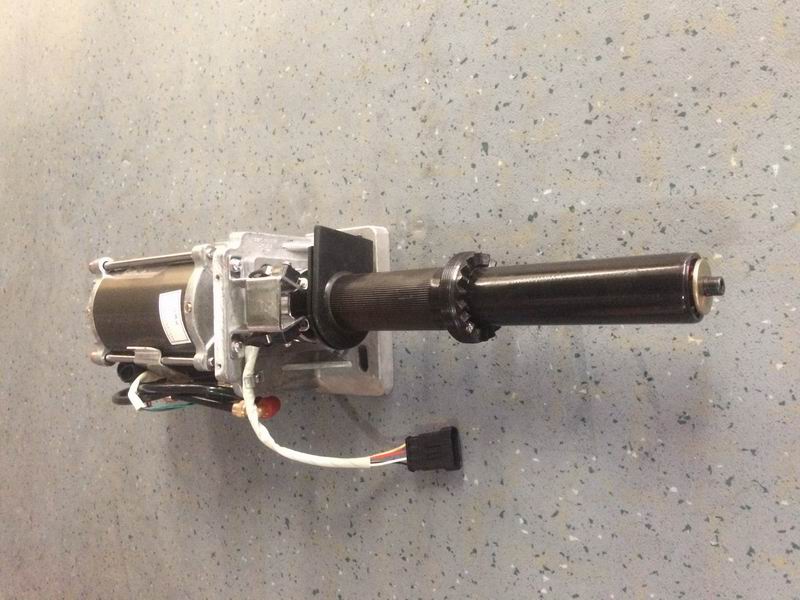 Pneumatic external swing door pump, left rudder, 24V, mechanical anti-clip-1