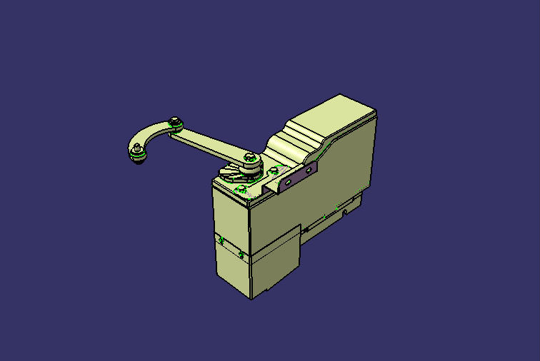 Electric external swing door pump, right rudder, 12V, electronic anti-clip