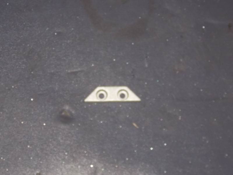 Door panel lock block