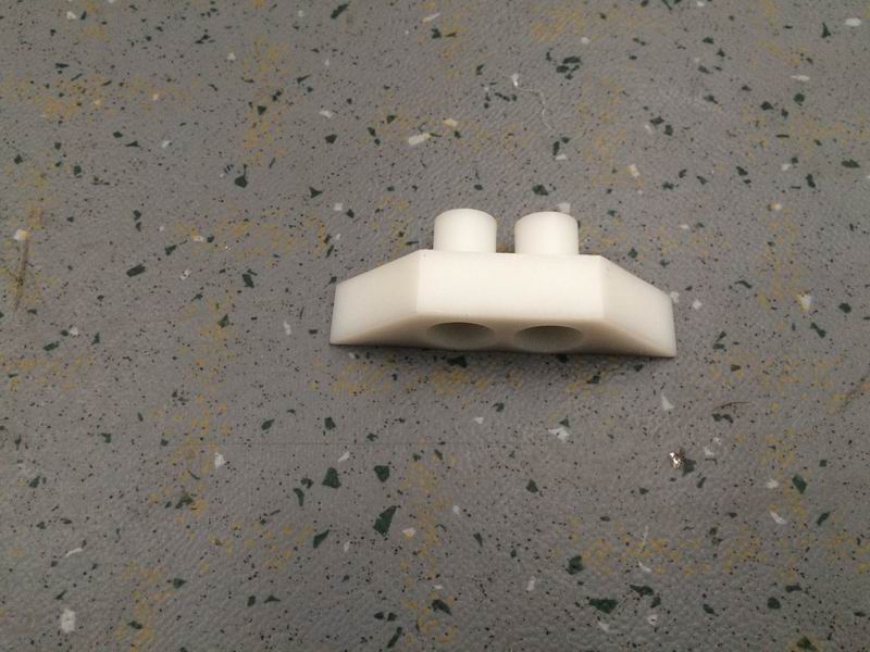 Door closing limit block; used on door panel-1