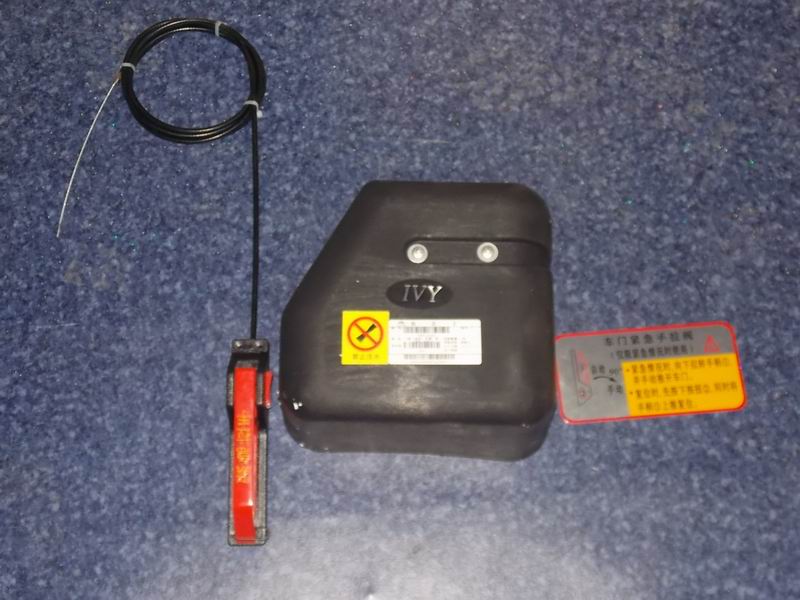 Electric external swing door pump, right rudder, 24V, mechanical anti-clip-2