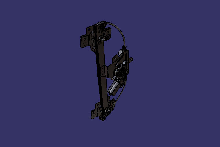 Driver window, electric glass lifter, ZK6601, rope wheel type