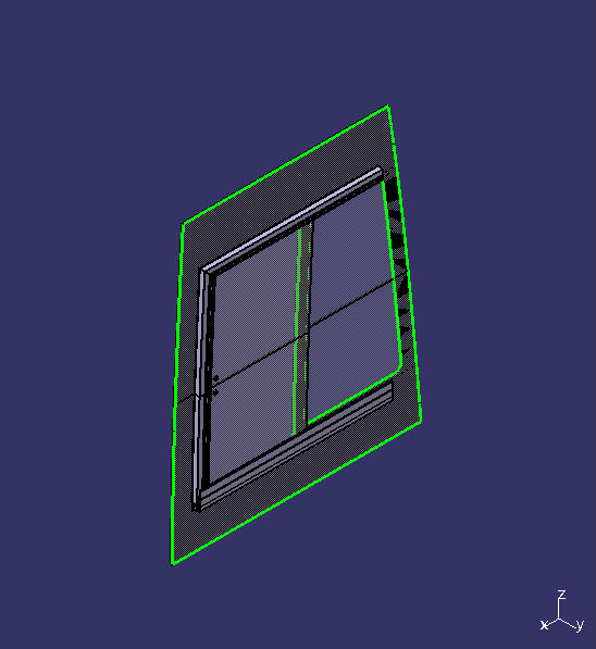 Driver window, single-layer embedded out-of-purchase, 6907, white