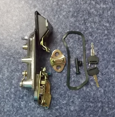 Driver door lock, mini-pad, left 108-2
