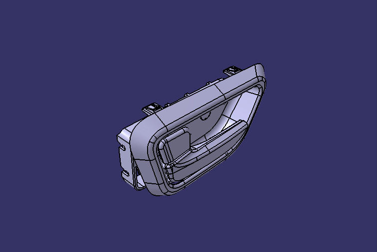 Ручка водительской двери (серая)