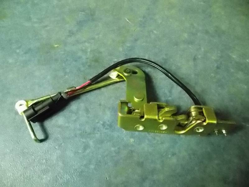 The locked safety door on the right