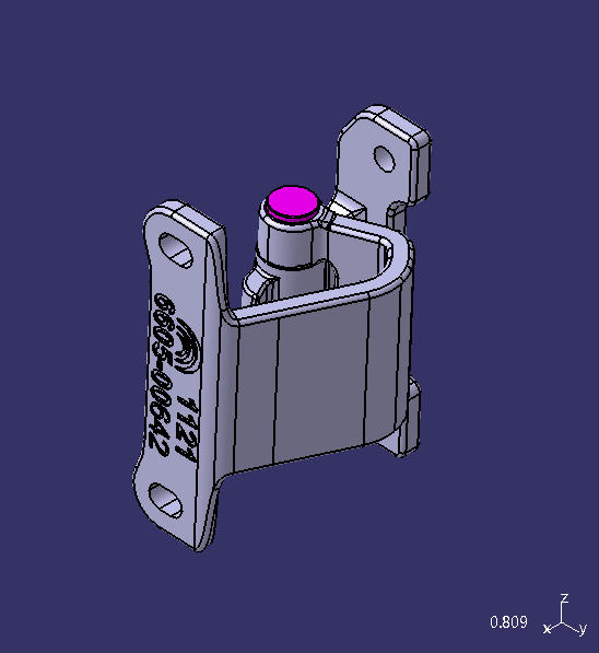 Rotary shaft emergency door hinge, maximum opening angle 88°