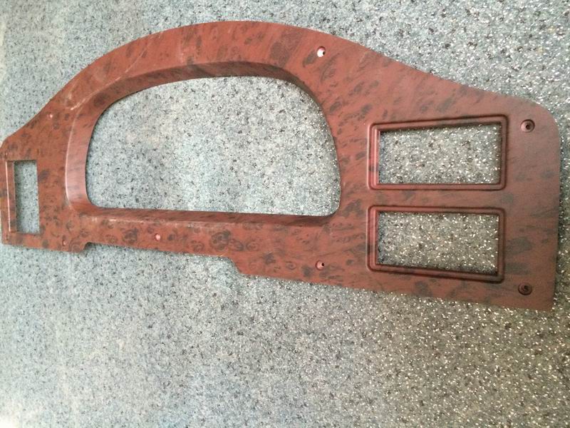 6720 instrument decoration parts with mahogany grain treatment