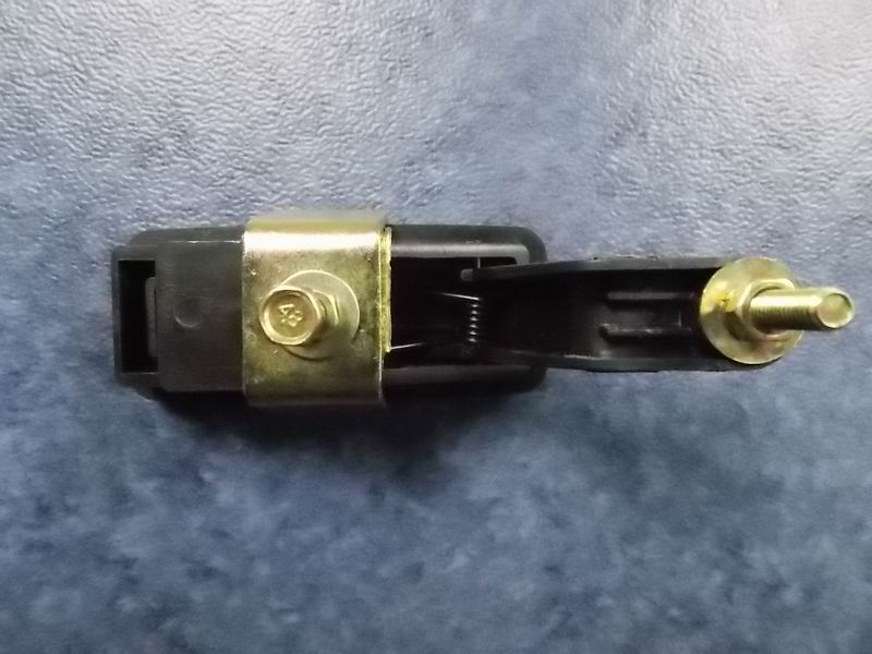 Long strip door lock (black)