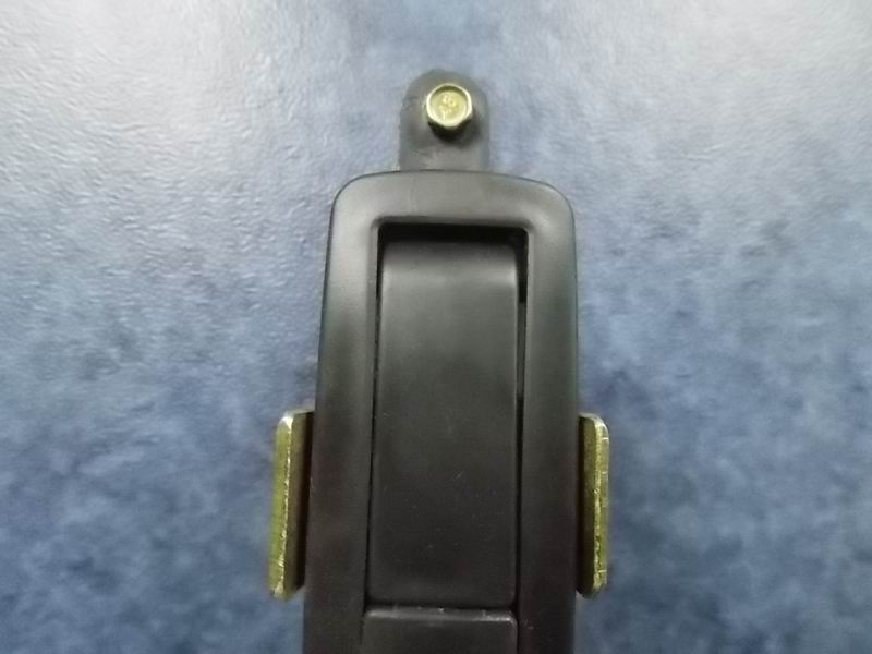 Long strip door lock (black)-1