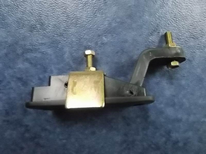 Long strip door lock (black)-2