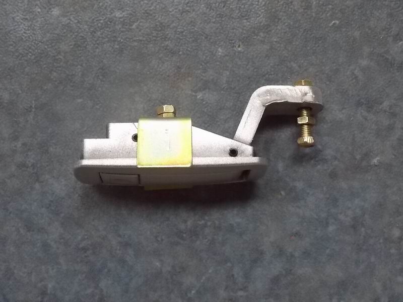 Long strip door lock (silver powder)-1