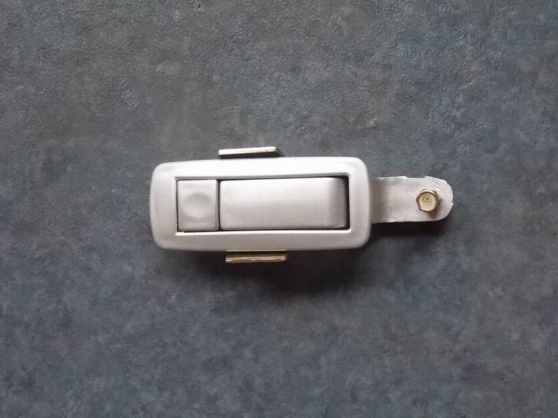 Long strip door lock (silver powder)-2