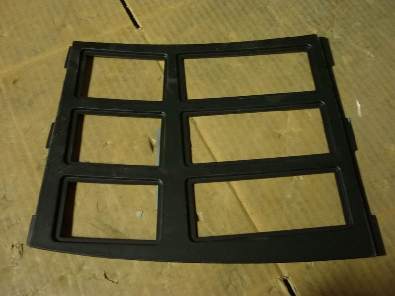 Meter combination right rocker switch panel matte black