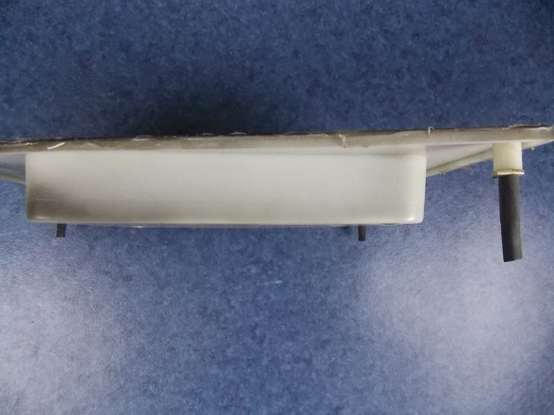 6122H9 reverse monitor injection molded panel matte black (LCD)