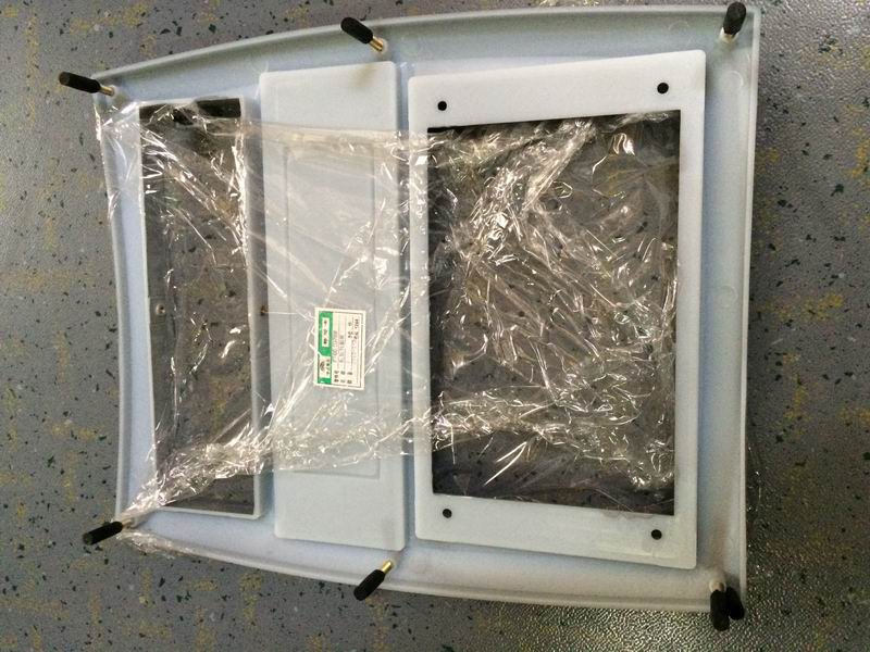 6107H instrument panel central control panel with locking structure, spray paint purchase-1
