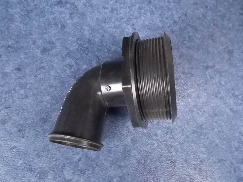 Black large round air outlet with bent pipe for instrument table-2