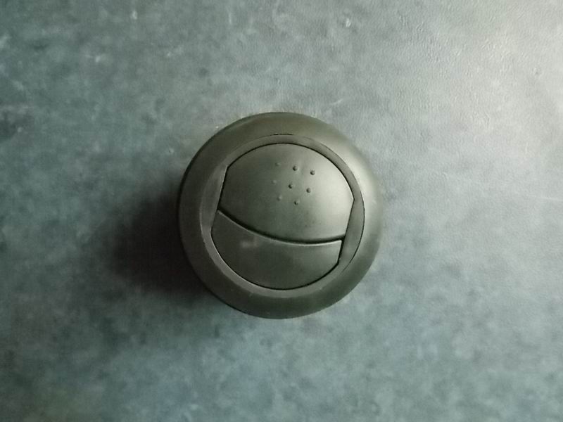 Delicate matte black small round air outlet-1