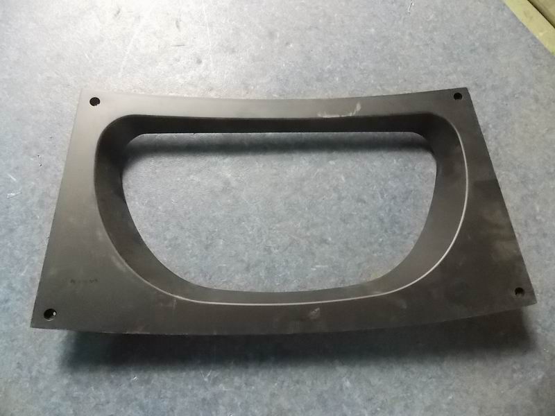 ZK6858H injection molder surface panel, matte black