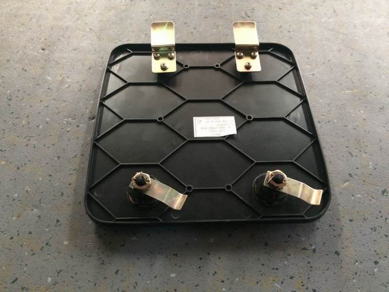 6601 lower baffle left inspection door, injection molded ink black