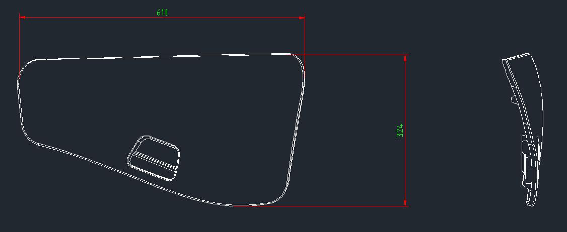 Основная смотровая дверца новой приборной панели 6-й серии