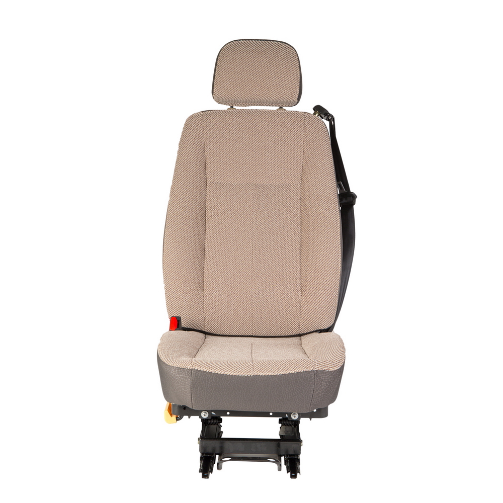 YTS01(B) No shock absorbing slide driver's chair with gray and black rear-1
