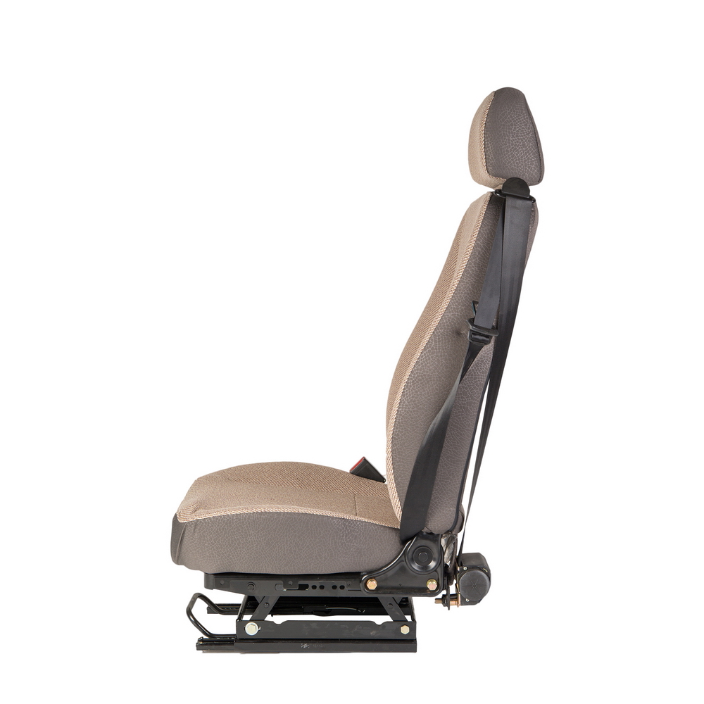 YTS01(B) No shock absorbing slide driver's chair with gray and black rear-2
