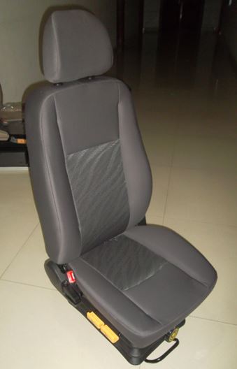 YTS02(C) Mechanical upper slide driver chair-side black wave
