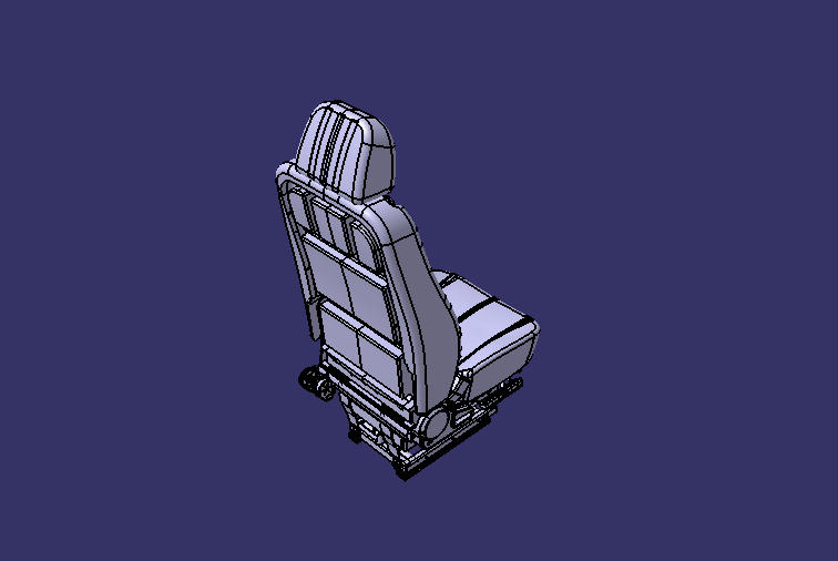 YTS01(B) mechanical shock absorber chair slides black and restricted rear