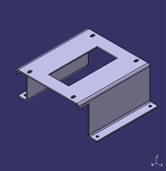 Driver's chair bracket 165mm high Ω type (50 long gap open at the rear)