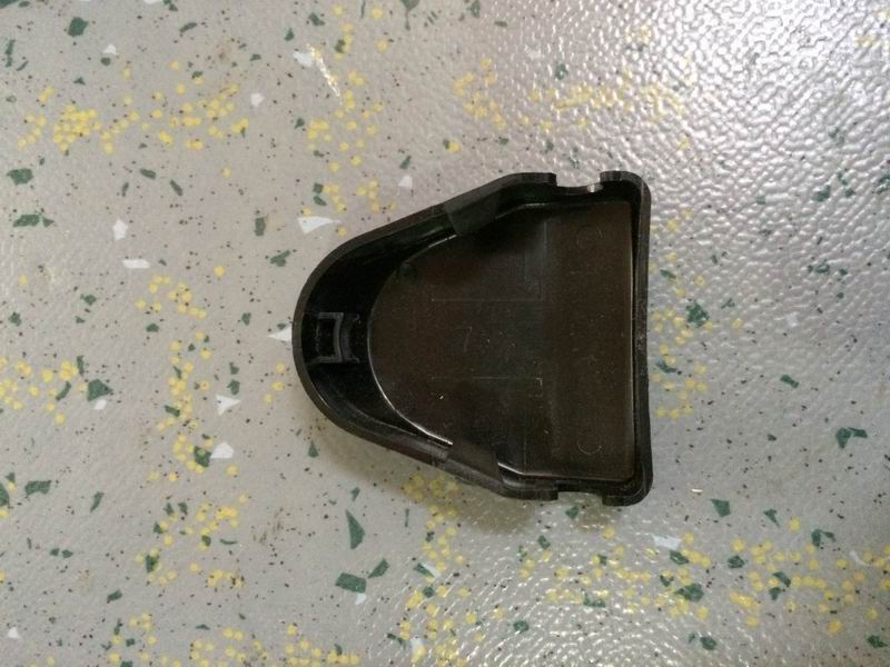 Seat belt DR ring cover (black)