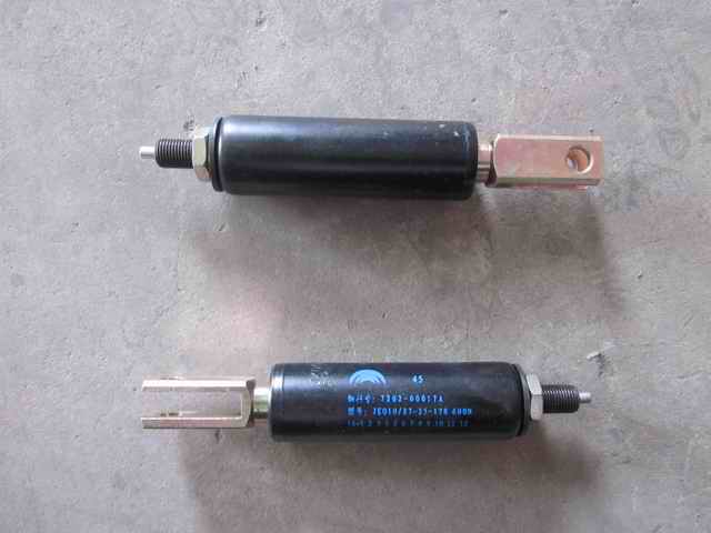 D Gas spring assembly